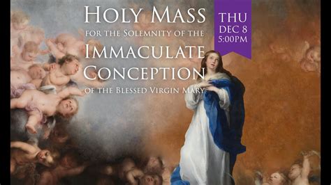 St Augustine S Seminary Mass Feast Of The Immaculate Conception December 8 2022 At 5 00pm