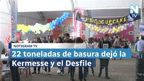 Toneladas De Basura Dej La Kermesse Y El Desfile Youtube