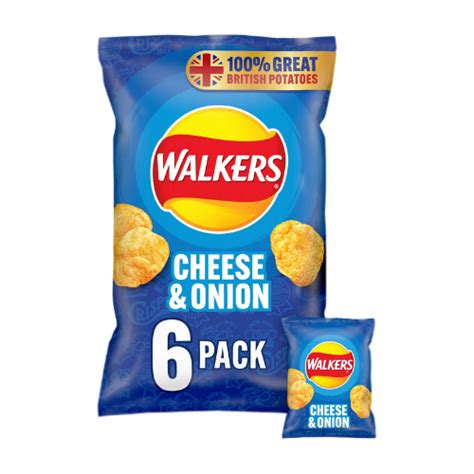 Walkers Cheese Onion Multipack Crisps X G My Supermarket Compare