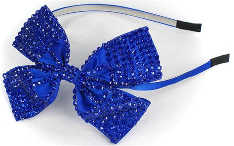 Wholesale Blue Fabric Flower Net Hairband Hairbands Hair Accessories