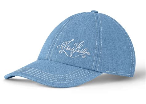 Louis Vuitton Denim Cap Blue in Cotton - US
