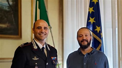 Il Sindaco Fabbri Accoglie In Citt Il Nuovo Comandante Dei Carabinieri