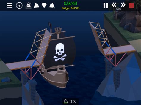 Poly Bridge 2 cho iOS 1 01 Game xây cầu vật lý đầy thách thức phần 2