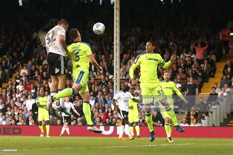 Aleksander Mitrovic Of Fulham Heads Into The Hands Of The Derby News Photo Getty Images