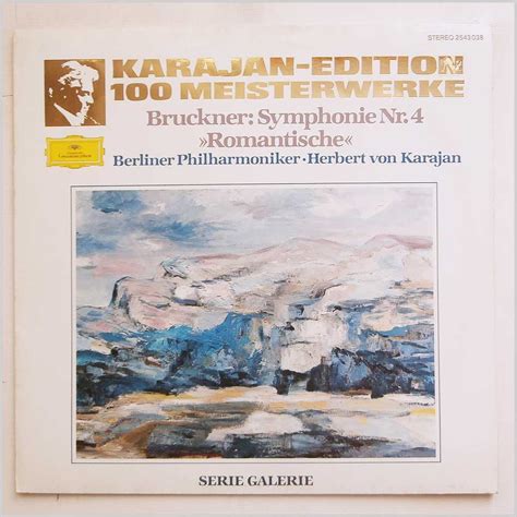 Bruckner Symphony No9 In D Mimor By Herbert Von Karajan Lp With