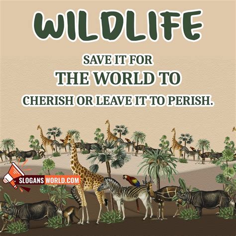 Slogans On Save Wildlife Slogans World