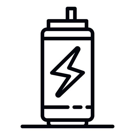 Energy Drink Tin Can Icon Outline Style Vector Art At Vecteezy