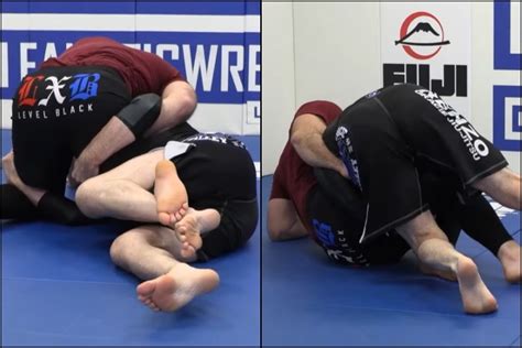 John Danaher Shows A Double Leg Setup From Half Guard