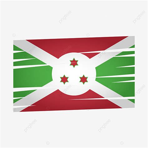 Burundi Flag Vector With Transparent Background Burundi Burundi Flag