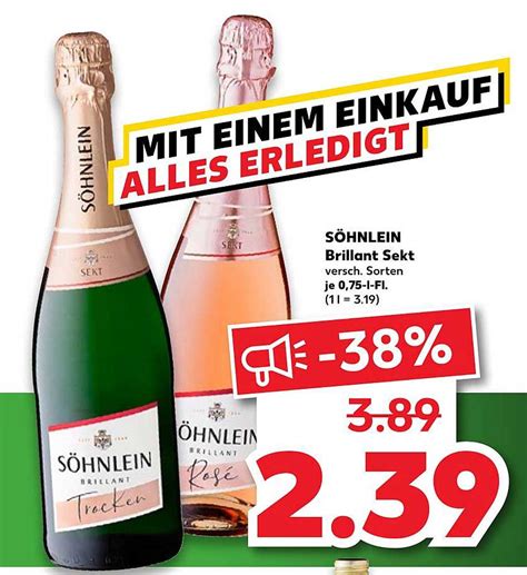 Söhnlein Brillant Sekt Angebot bei Kaufland 1Prospekte de