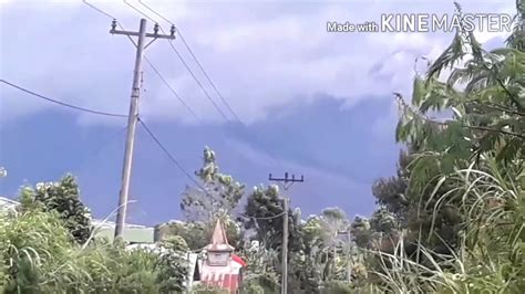 Detik Detik Gunung Sinabung Mengeluarkan Debu Vulkanik Pd Jam 10 26 WIB