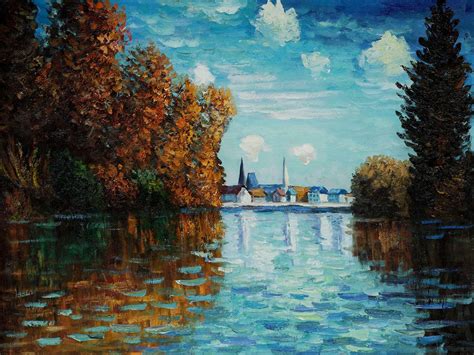 Autumn At Argenteuil Claude Monet Monet Monet Paintings