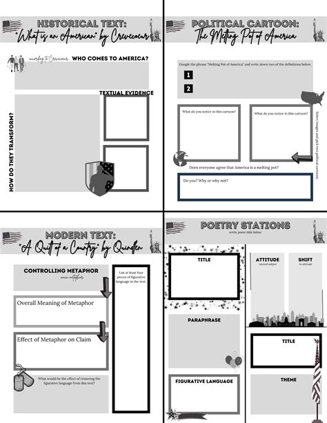 Unit Bundle - American Identity - American Literature - 11th ELA | Made ...