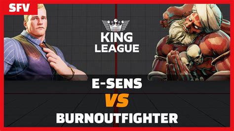 SFV CE E Sens VS BurnoutFighter Pool At 17th King Of SFV Tournament