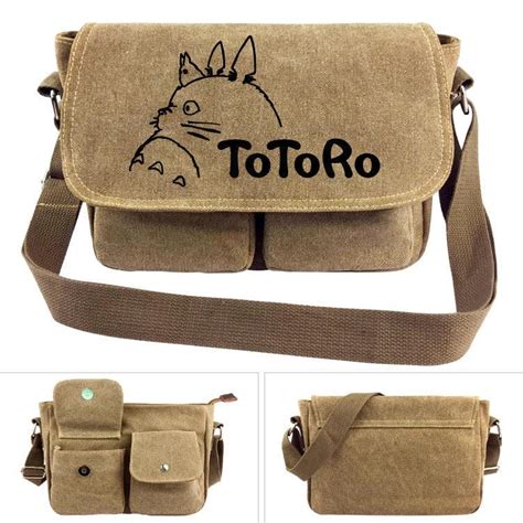 My Neighbor Totoro Messenger Canvas Shoulder Bag - Ghibli Store