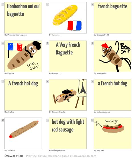 Honhonhon oui oui baguette - Drawception