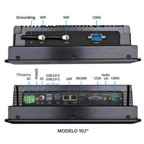 Panel Pc Industrial Exterior Y Compacto Epx Th Ci Cl J Ext