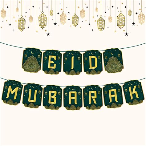 Buy Katchon Eid Mubarak Banner For Home Feet No Diy Eid