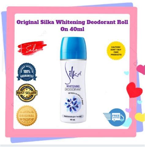 Original Silka Whitening Deodorant Roll On 40ml Lazada Ph