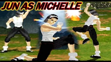 TAS Jun With Michelle S Moves Gameplay Tekken 2 Arcade Version