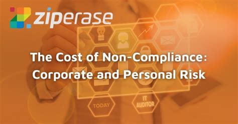 The Consequences Of Non Compliance Corporate And Personal Risk