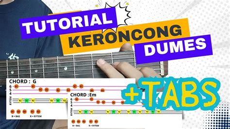 Full Tabs Chord Dasar Tutorial Petikan Keroncong Dumes Bas Candu