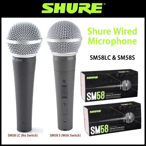 Shure Micr Fono Din Mico Vocal SM58 Legendary Micr Fono Cardioide