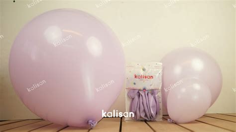 Lila Renk Mini Makaron Balonlar Kalisan Balon