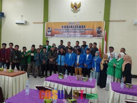 Gosumut Bawaslu Palas Ajak Mahasiswa Dan Pers Awasi Pemilu