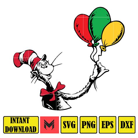 Dr Seuss Svg Cat In The Hat Svg Dr Seuss Hat Svg Dr Seuss Inspire Uplift