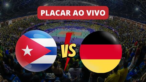 Placar Ao Vivo Cuba x Alemanha Liga das Nações de Voleibol