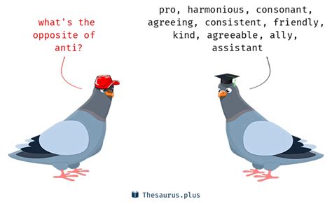 Anti Synonyms and Anti Antonyms. Similar and opposite words for Anti in ... 