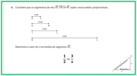 Exercícios Segmentos Proporcionais Youtube