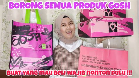 SHOPEE HAUL BORONG SEMUA PRODUK GOSH ADA SANDAL SNEAKERS DAN TAS