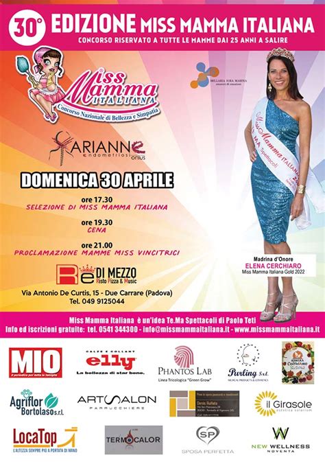 Selezione Miss Mamma Italiana A Due Carrare Pd