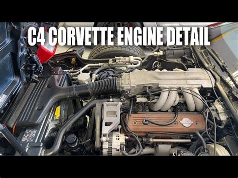 C4 Corvette Engine Bay