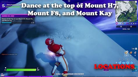 Dance At The Top Of Mount H Mount F And Mount Kay Locations Youtube