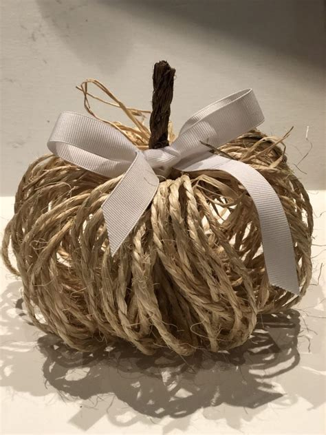 Rustic Twine Pumpkin Diy Fall Decor Diy Diy Fall Fall Diy