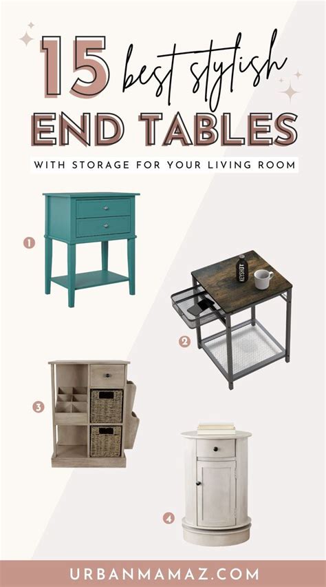 Best End Tables With Storage That Are Also Stylish End Tables With