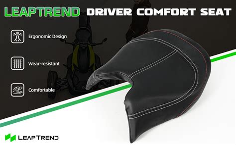 Amazon LEAPTREND 219400795 Motorcycle Driver Comfort Seat Fit For