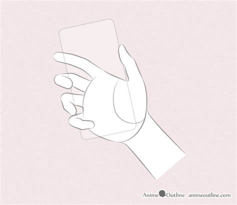 Anime Hand Holding Phone Sketch Drawing Anime Hands Anime Hands