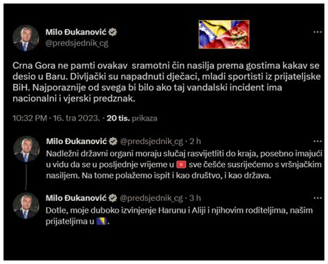 Emin Gradaščević on Twitter Predsjednik