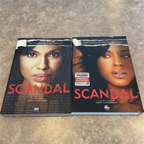 Scandal Season 1 And Season 2 Dvd Brand New And Sealed Free Shipping 786936854053 Ebay