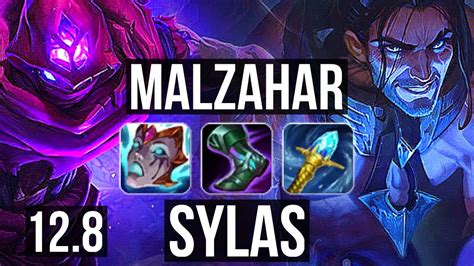 Malzahar Vs Sylas Mid 8 1 7 1 2m Mastery 400 Games Godlike