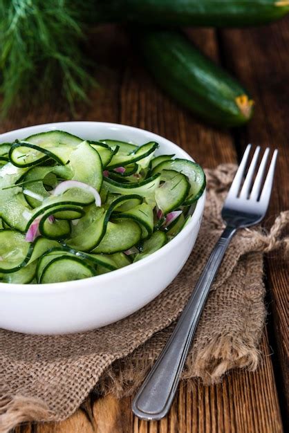 Premium Photo Cucumber Salad