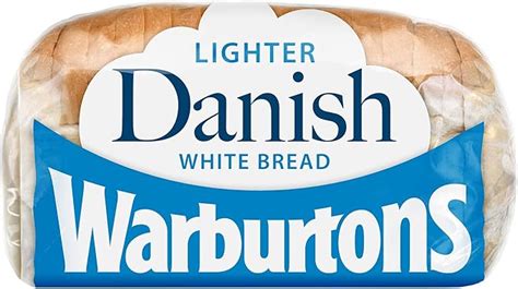 Warburtons Danish White Bread 400g Uk Grocery