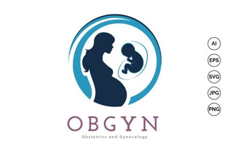 Obgyn Obstetrics And Gynecology Logo Graphic By Lordottori · Creative Fabrica