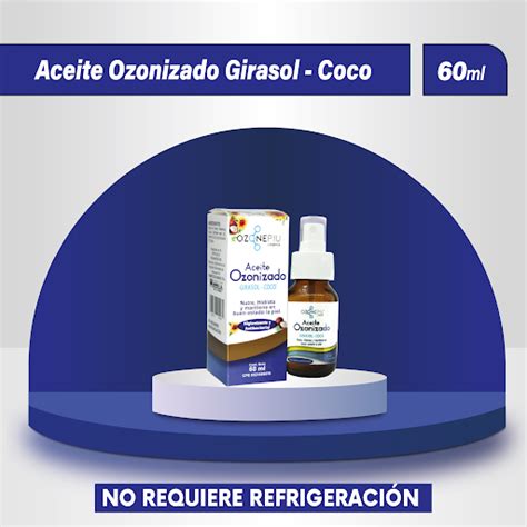 Ozonepiu Aceite Ozonizado Girasol Coco Ml