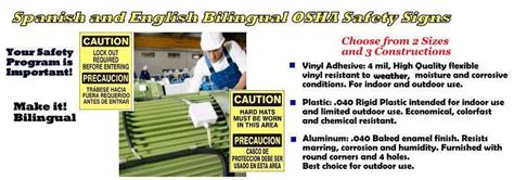 Bilingual Caution Safety Signs I Safety Supply Warehouse