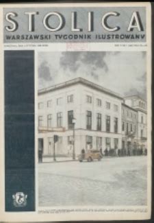 Stolica Warszawski Tygodnik Ilustrowany R Nr I